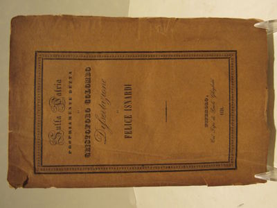 Image for Dissertazione di Felice Isnardi ond'e` chiarito il luogo preciso della Liguria marittima occidentale ove nacque Cristoforo Colombo. Cover title: Sulla patria propriamente detta de Cristoforo Colombo, dissertazione di Felice Isnardi.Half-title: Dissertazione sulla patria di Cristoforo Colombo.