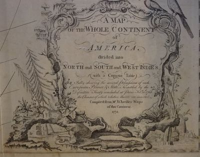 Image for A map of the whole continent of America : divided into North and South and West Indies with a copious table fully shewing the several possessions of each European prince & State as settled by the definitive treaty concluded at Paris Feb. 10th 1763 the clauses of which relative thereto are inserted.