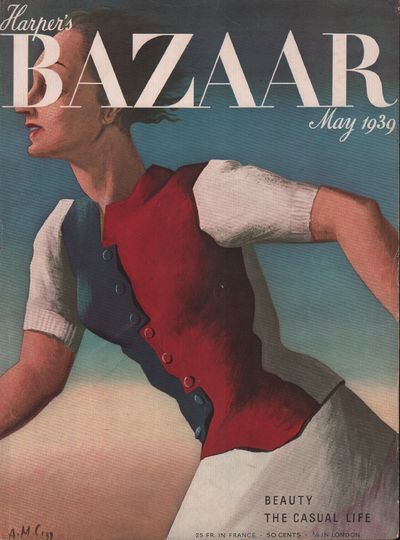 Harper's Bazar (Harper's Bazaar) - May, 1939 - Cover Only
