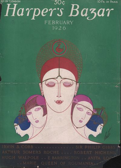 Image for Harper's Bazar (Harper's Bazaar) - February, 1926 - Cover Only