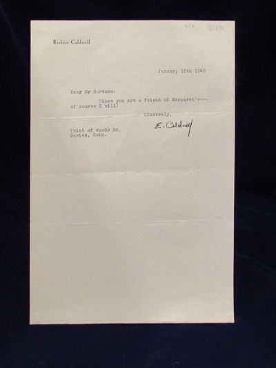 Image for Signed letter from Erskine Cadwell